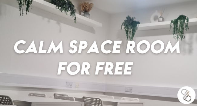 Use our Calm Space for for FREE!